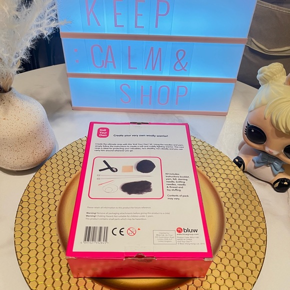 Knit Your Own Mini Ninja Kit - Black crochet, handmade toys - Picture 8 of 10